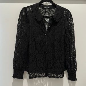 Cable & Gauge lace blouse NWT